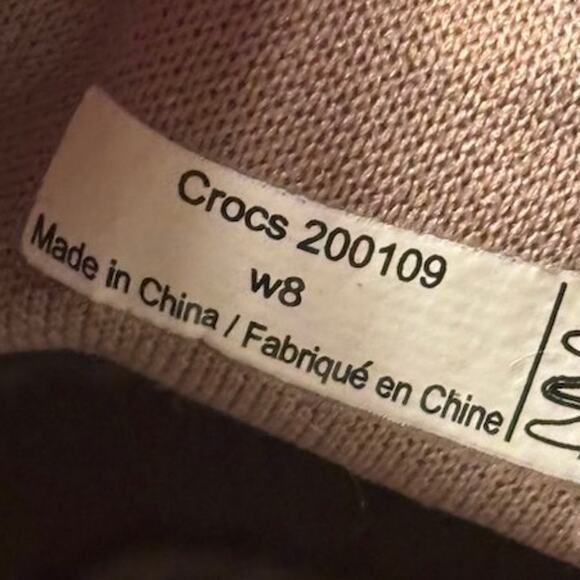 Crocs Beach Line Boat Shoes Tan / Beige Women's Size 8 200109 - Picture 7 of 7